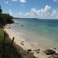 paysage cotier de la Martinique.