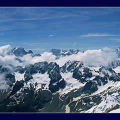 Le mont Blanc (vue du buet )