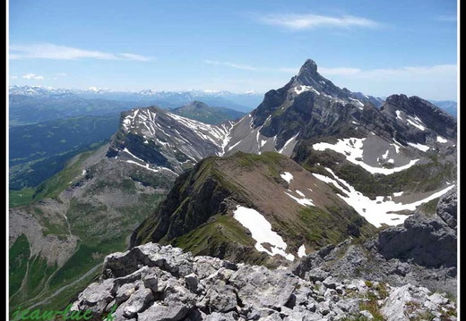 pointe arbenne avec vue sur le Mt Blanc 3