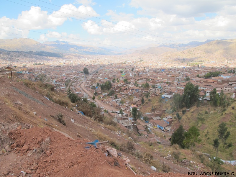 vue de Cusco et de sa banlieue